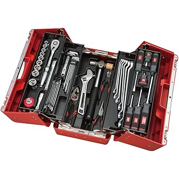 【中古】【39shop】京都機械工具(KTC)★ツールセット 工具セット (両開きプラハードケースタイプ) SK4521P（良い）｜アトリエ絵利奈