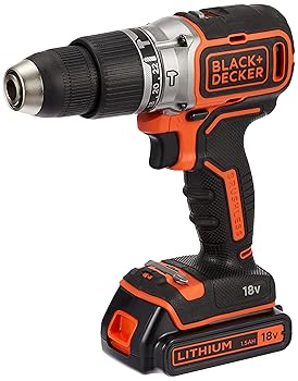 【中古】ブラックアンドデッカー 18V 振りまわす せん孔機１番ウッド コードレス 穴あけ ねじ釘締め高 差しひびき１番ウッド DIY BL188K2-JP