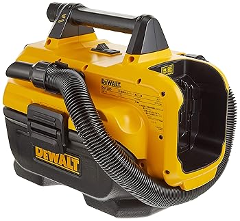 【中古】デウォルト(DEWALT) コードレス 洗浄剤 集じん機 本体のみ 電動手道具 大気圏手道具 乾湿両用 HEPA水漉し 集塵取り合わせ 18V DCV580