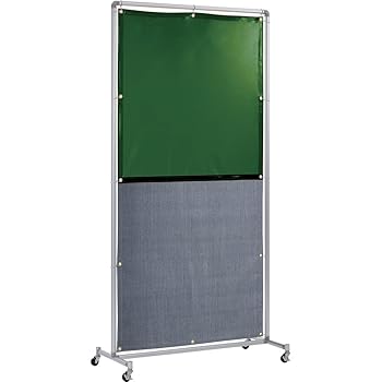 【中古】【39shop】吉野★遮光火花兼用衝立(グリーン&times;A種シート)1&times;2 単体キャスター YS-12SC-G-BW 火花用衝立（良い）｜アトリエ絵利奈