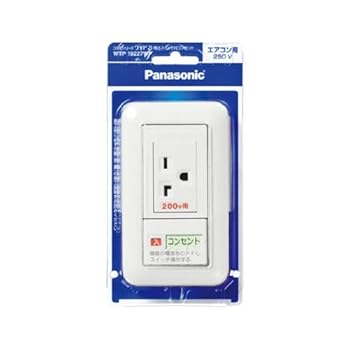 【中古】パナソニック(PANASONIC) エアコン用スイッチ付コンセント250V WTP19227WP 【純正パッケージ品】