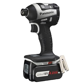 【中古】パナソニック 充電 インパクトドライバー 18V 4.2AH グレー EZ75A7LS2G-H