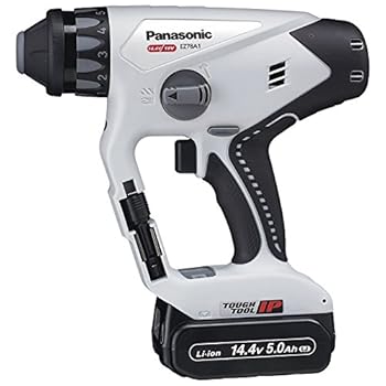 【中古】パナソニック 充電マルチハンマー EZ78A1 デュアル (14.4V/18V) ドライバー機能搭載 IP56 14.4Ｖ大容量5.0AH電池パック×2個・充電器・ケース ハ
