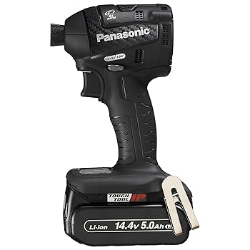 【中古】パナソニック 充電インパクトEZ75A7 デュアル (14.4V/18V対応) 小型全長118ＭＭ 14.4V軽量5.0AH電池パック×2個・充電器・ケース付 インパクトド