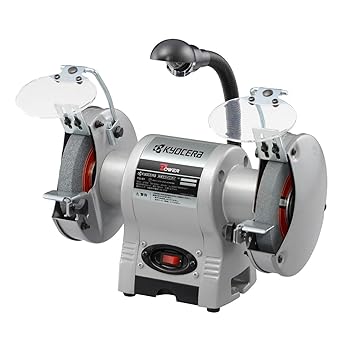 【中古】京セラ(KYOCERA) 旧リョービ 両頭グラインダ 砥石径150MM TG-61 632550A 【バイト・ドリルの研磨、バリ取りに最適】 砥石径150MM 定格使用時間30