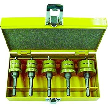 【中古】HIKOKI(ハイコーキ) インパクトドライバー用ハイスホールソー設備工事用セットB(Φ25、Φ28、Φ30、Φ32、Φ35×各1本) 0032-0100