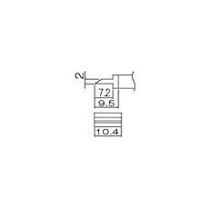 【中古】【39shop】白光(HAKKO)★コテサキ/スパチュラ10.4 T121401(良い)|アトリエ絵利奈
