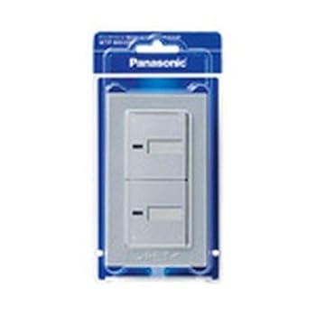【中古】パナソニック(PANASONIC) ラフィーネア埋込ホタルダブルスイッチB WTP50512SP 【純正パッケージ品】