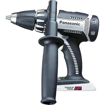 【中古】パナソニック 申し受けるせん孔機１番ウッド 18V 本体のみ (蓄電池風呂敷き包み/申し受ける器/入れもの別売) 大径穴あけ用御機嫌力強さ IP56 EZ7450X-H 薄墨色