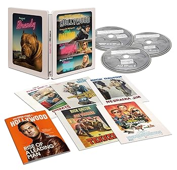 【中古】【39shop】ワンス・アポン・ア・タイム・イン・ハリウッド★ブルーレイ&DVD&4K ULTRA HD スチールブック仕様(初回生産限定) [4K ULTRA HD + BLU-RAY] [STEEL（良い）｜アトリエ絵利奈