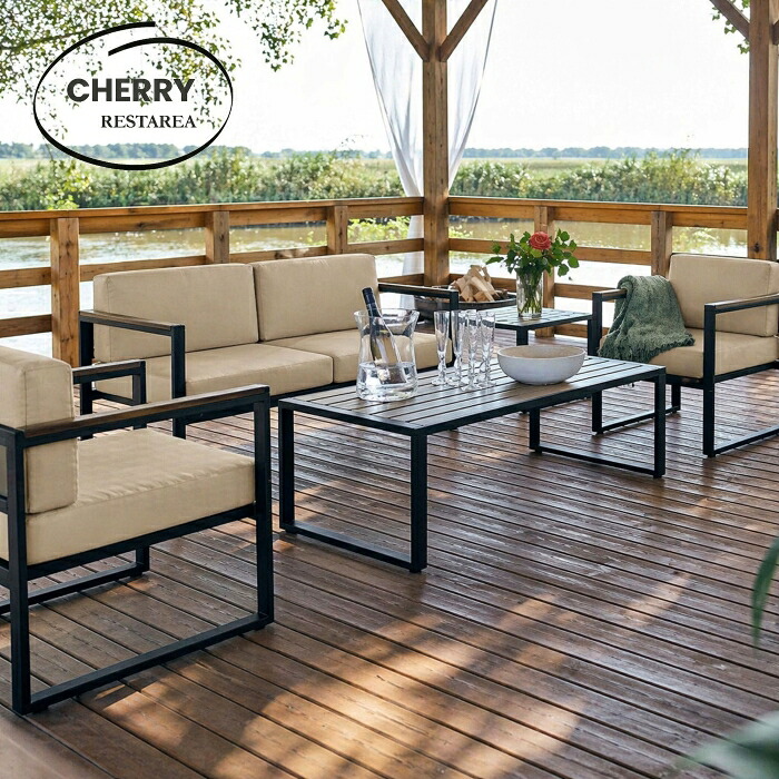 【法人様販売】桜屋工業 CHERRY RESTAREA ソファ ソファー ソファセット パーソナルソファ カフェソファ ラウンジソファ ローテーブル ラウンジテーブル <クレモア>|FUNTE 店