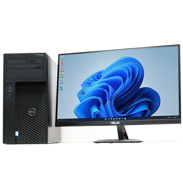 ネットワー すぐ使える OPTIPLEX 3020 BenQ GW2270 Core i7 4770 16GB 256GB 21.5インチ フルHD  新品キーボードマウス 中古パソコン 省スペース 中古 デスクトップ モニター セット Windows11 WPS Office付き 新品SSD  DELL デル してご