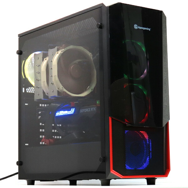 楽天市場 中古 美品 ゲーミングpc 自作機 Core I9 9900kf 8コア16スレッド Geforce Rtx80ti メモリ16gb 新品nvmessd 512gb Ledケース Libreoffice 中古パソコン デスクトップ 本体 ゲームパソコン ゲーム用 Eスポーツ メモリ 増設対応 中古パソコンアトリオ