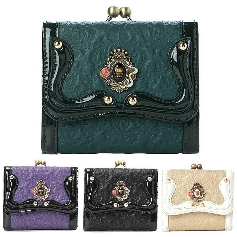 楽天市場】ANNA SUI アナスイ 財布 リーブル 口金二つ折り財布