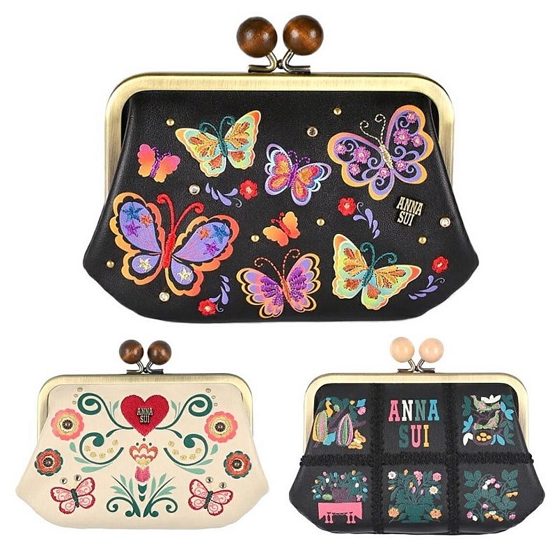 楽天市場】ANNA SUI アナスイ 財布 リーブル 口金二つ折り財布