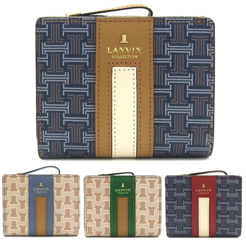 LANVIN COLLECTION ランバンコレクション 財布 二つ折り フェリアパース 二つ折りコンパクト財布 0656513|アトリウム