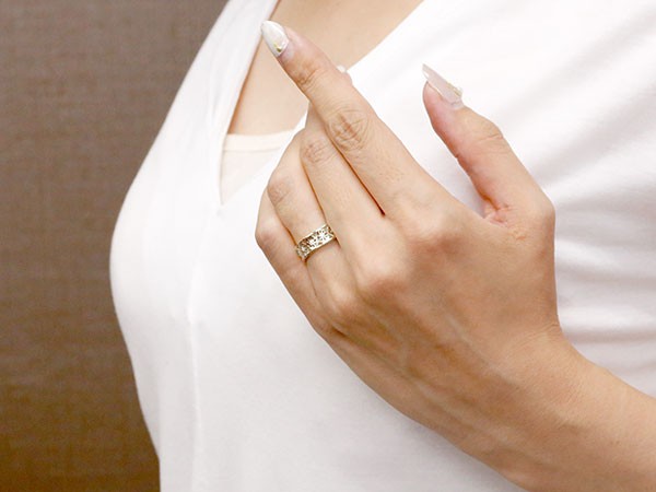 婚約指輪 掛け合せ 白いことゴールドk18 金剛石 エンゲージ輪 ダイヤ 18金子 指輪 博い 透かし 縁付き指輪 お芽出度リング リング 宝玉 ペア の 2個揃え の 貨物輸送無料 Lgbtq 男女兼用 Cleo Mx