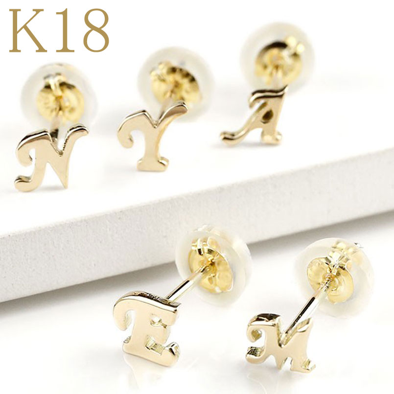 ボヘム　bohem k10 片耳イニシャルピアス bohem（ボヘム） イニシャル K10 ピアス