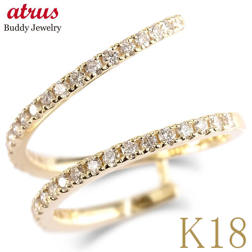 楽天市場】18金 リング ダイヤモンド 指輪 18k ダイヤ 0.53ct