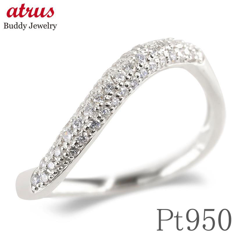 【最短発送】 プラチナ リング レディース ダイヤモンド パヴェ 指輪 12号 0.2ct 婚約指輪 ピンキーリング pt95
