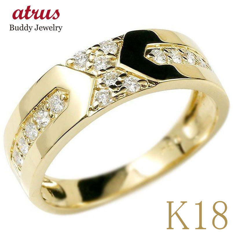 tomatosarada K18 18金 0.02ct ダイヤモンドリング サクラ 桜