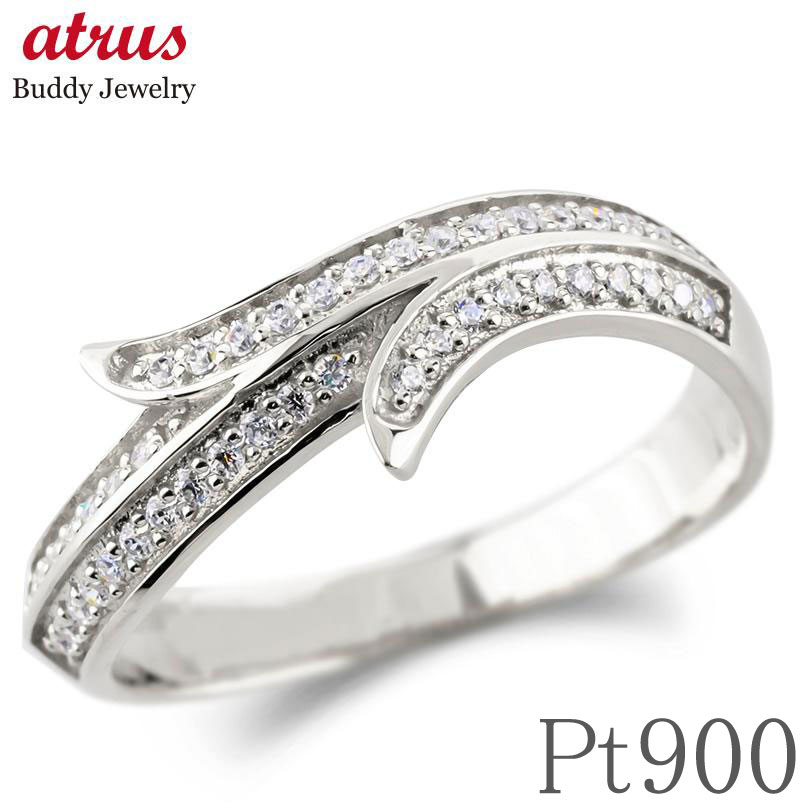 プラチナ リング メンズ ダイヤモンド 0.22ct 指輪 pt900 太め ダイヤ 104,500円