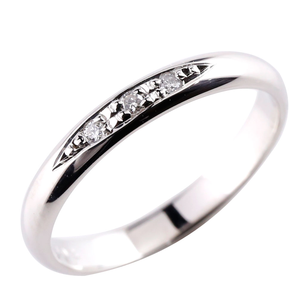 【楽天市場】プラチナ リング 結婚指輪 婚約指輪 指輪PT900 シンプル エンゲージリング ダイヤモンド ダイヤ リング ストレート