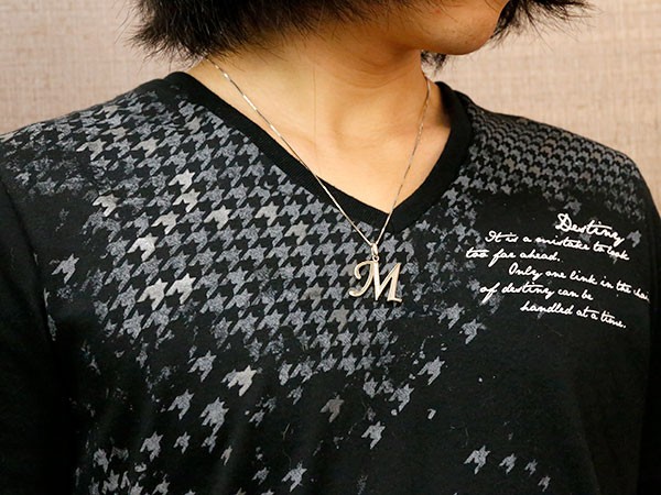 玄関先迄納品 プラチナ ネックレス メンズ シンプル チェーン