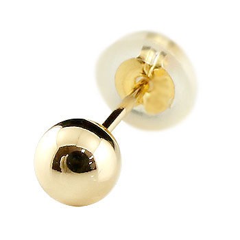 TREASURE III ホワイトゴールドピアス 片耳用。非売品、売り切り！ 楽天市場】ピアス 片耳 丸玉 ピアス 3mm レディース イエロー