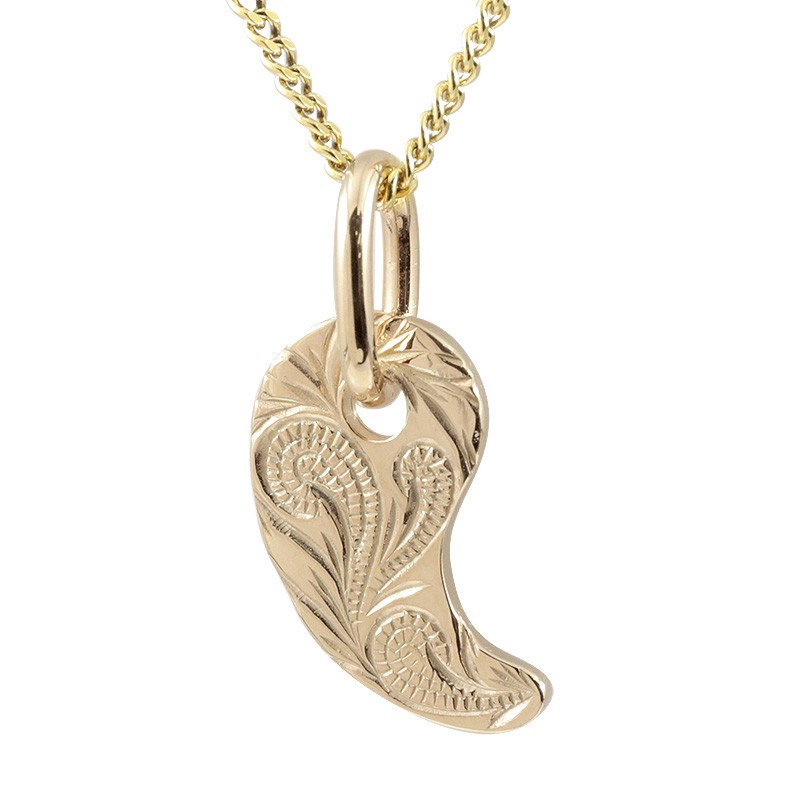 肌触りがいい ペンダントトップ ネックレス ハワイアンジュエリー 喜平用 メンズ ゴールドk10 勾玉 マイレ スクロール ペンダント トップ 10金 キヘイチェーン 地金 まが玉 の 送料無料 Www Tresor Gov Bf