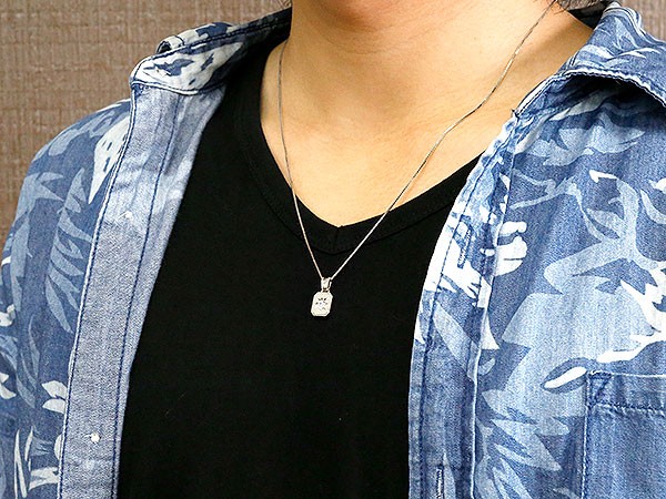 ネックレス メンズ ダイヤモンド ネックレス 一粒 ホワイトゴールドk18 ダイヤ ペンダント トップ 18金 チェーン 人気 ホーニング つや消し加工 の 送料無料 Scadep Org