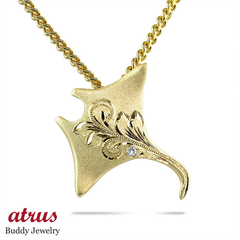 楽天市場】18金 ネックレス ペンダントトップ ダイヤ ハワイアン 喜平