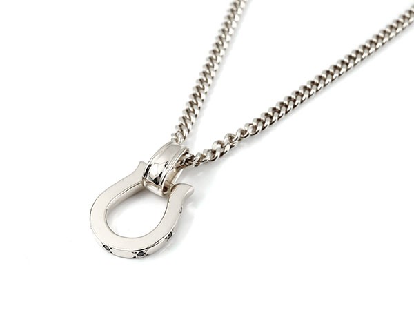 ネックレス メンズ 馬蹄 18金 ペンダントトップ 喜平 ブラックダイヤモンド ゴールド 18k ホワイトゴールドk18 シンプル ホースシュー 蹄鉄 チェーン 男性 人気 男性用 送料無料 マート