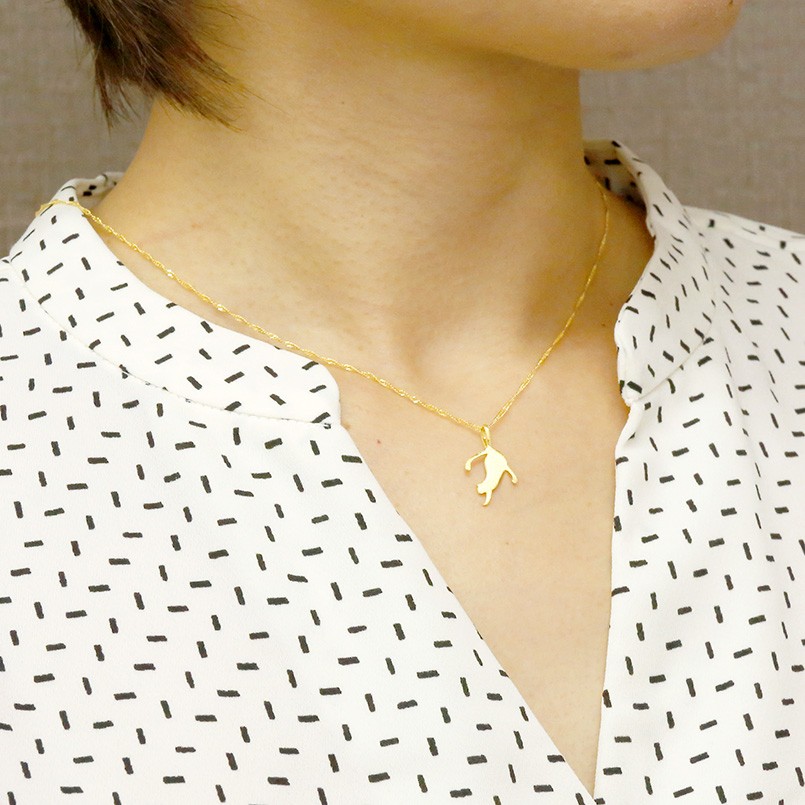 ネックレス メンズ 純金 24金 ゴールド 猫 24k ペンダントトップ K24 ねこ ネコ 猫モチーフ 人気 男性用 送料無料 予約中