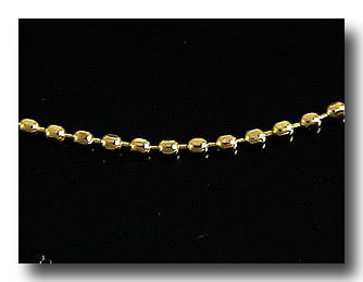 チェーンネックレス レディース 18金 18k ネックレス チェーン イエローゴールドk18 チェーンのみ ボールチェーン 38cm 地金 送料無料 人気 100 本物