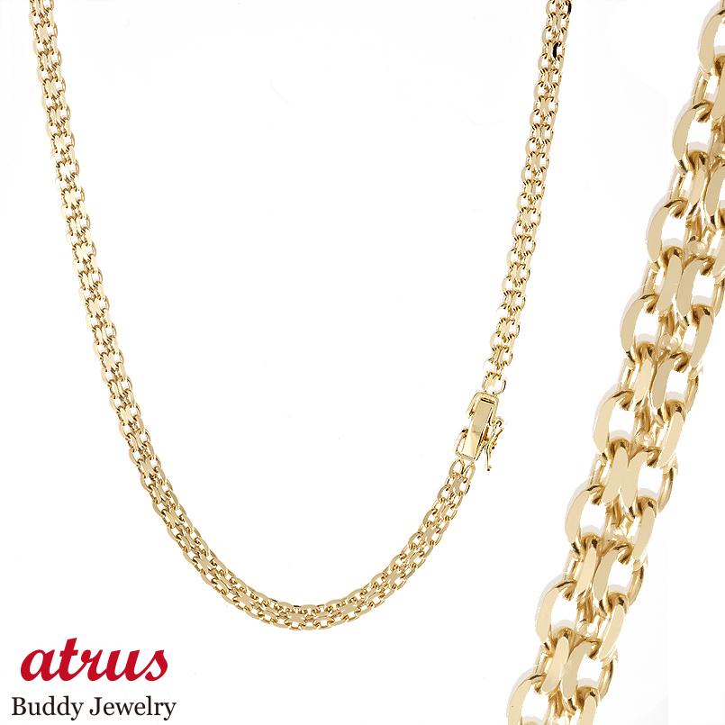 「み様リクエスト」ネックレス　刻印あり　シンプル　ゴールド　GOLD 55cm gg-1512-xx-3.jpg