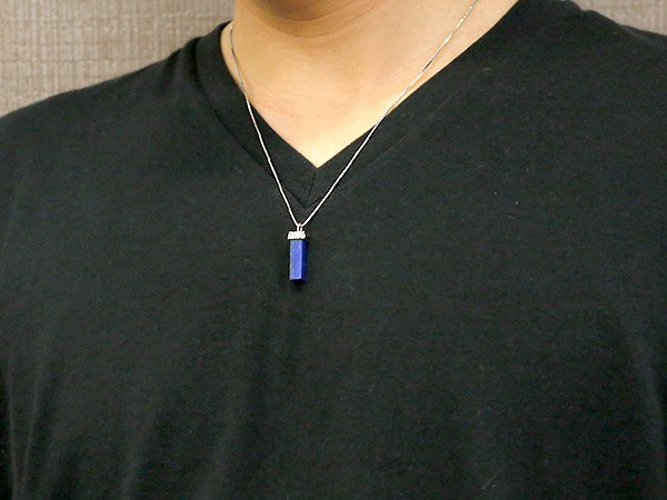 大勧め 10金 ネックレスペンダント ネックレス メンズ ハワイアンジュエリー ホワイトゴールドk10 選べる天然石 バー