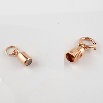 【最短発送】パーツ 金具 18金 マグネット チャーム ペンダントトップ マグネットパーツ ピンクゴールドk18 K18PG 留め金具|ジュエリー工房アトラス