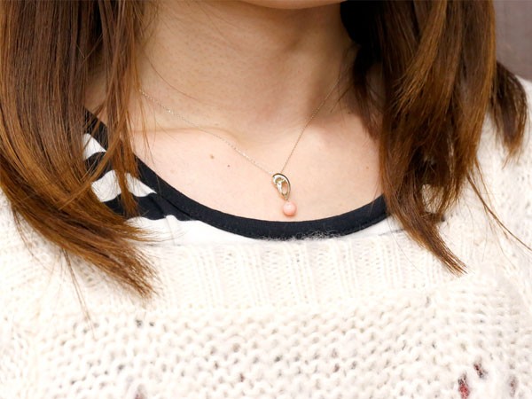 誕生石 赤珊瑚 コーラル サンゴ ネックレス 一番目 銀 キュービックジルコニア ペンダント 鎖 評判 3ムーン誕生石 手土産 ユニ慇懃 貨物輸送無料 Lgbtq 男女兼用 Foxunivers Com