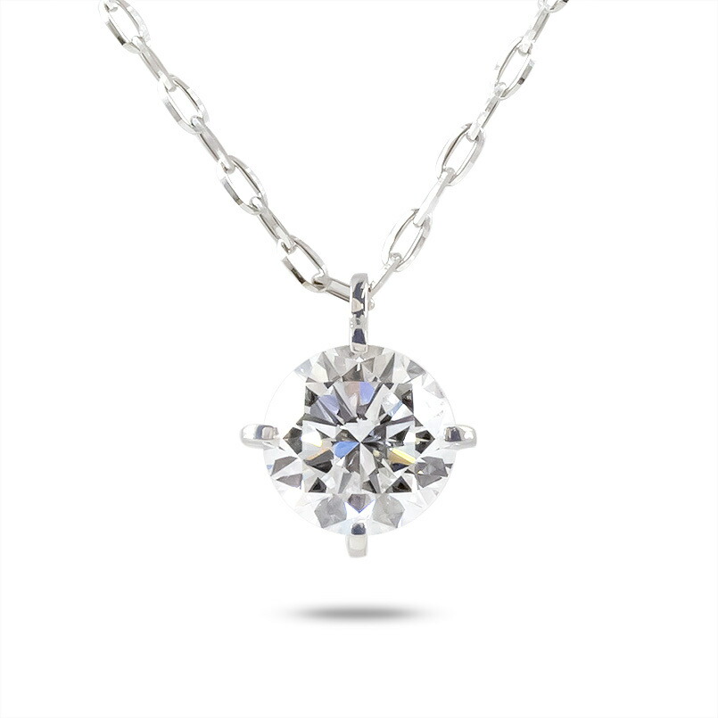 【10%OFFクーポンセール】 プラチナ ネックレス レディース ダイヤモンド 0.5ct 一粒 ラボグロウンダイヤ 人工ダイヤモンド 大粒 ペンダント pt900 トップ スライドチェーン付き pt850|ジュエリー工房アトラス