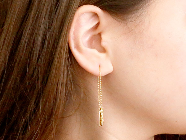 ハワイアンジュエリー ピアス 揺れる バーデザイン 揺れるピアス
