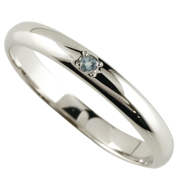 卸売 指輪 リング 指輪10金 ホワイトゴールドk10リング アクアマリンリング ピンキーリング ストレート 送料無料 宝石 2 3 Www Ernestokruger Com
