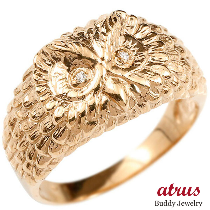 楽天市場】ダイヤモンド トンボリング 18金 K18PG リング ダイヤ指輪