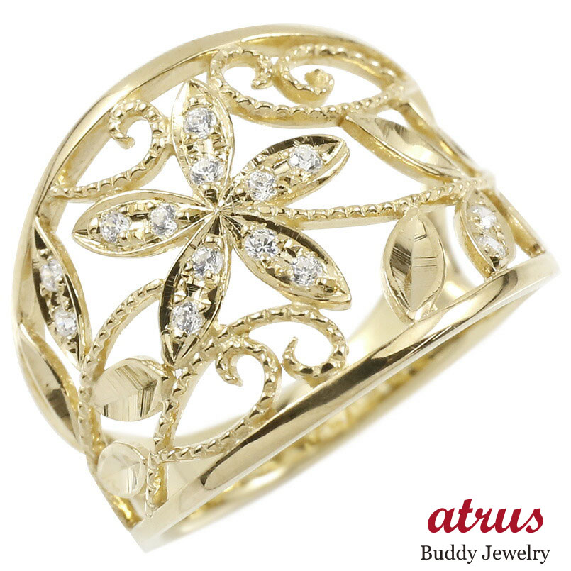 1578 K18 ダイヤモンドデザインリング 1578 K18 ダイヤモンドデザインリング