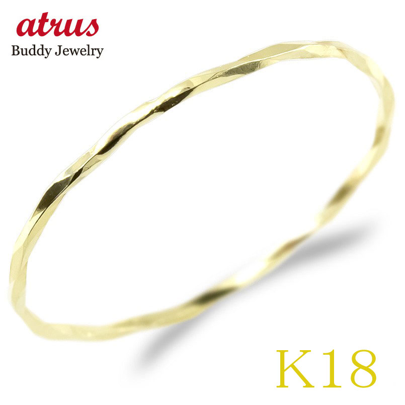 (B070915)K18 YG リング カットリング 約6号 指輪 18金 B070915)K18 YG リング カットリング 約6号 指輪 18金 楽天市場