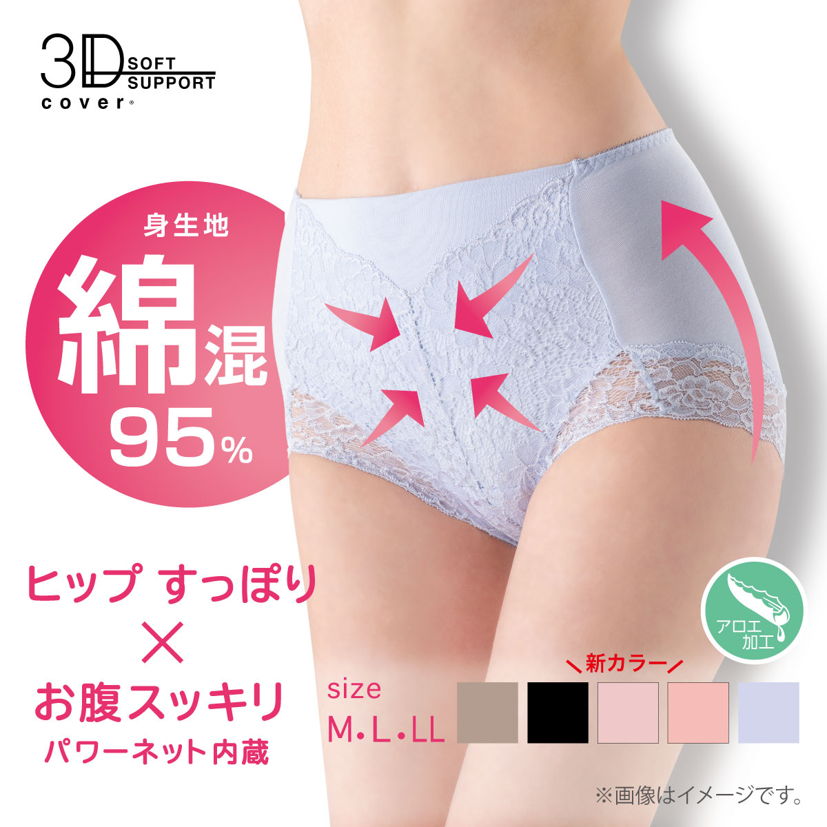 楽天市場】【最大20%OFFクーポン&P5倍】2枚セット ガードルショーツ