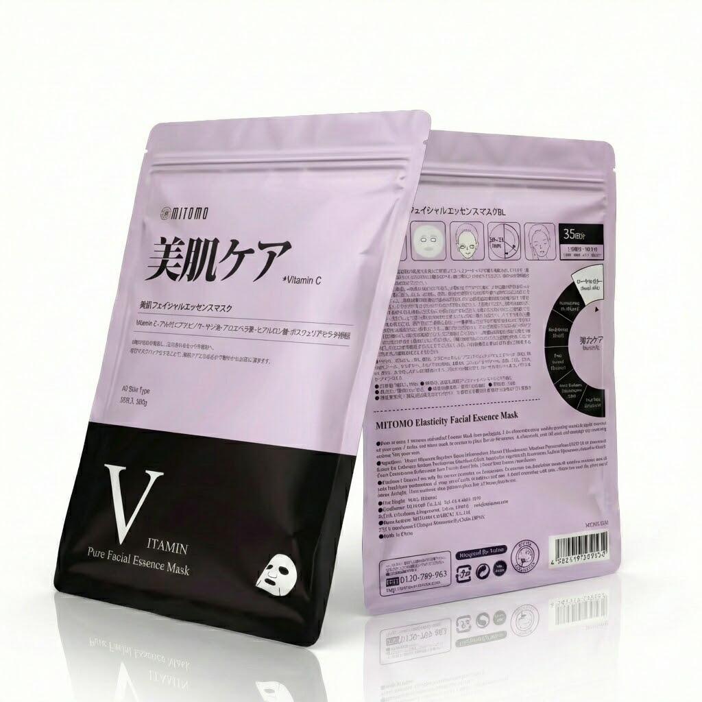 美友 ミトモ MT505E ビタミンC Vitamin C 美肌ケア 35枚 大容量 ピュアビューティケア フェイスパック エステ【MTSA00505-E-5】
