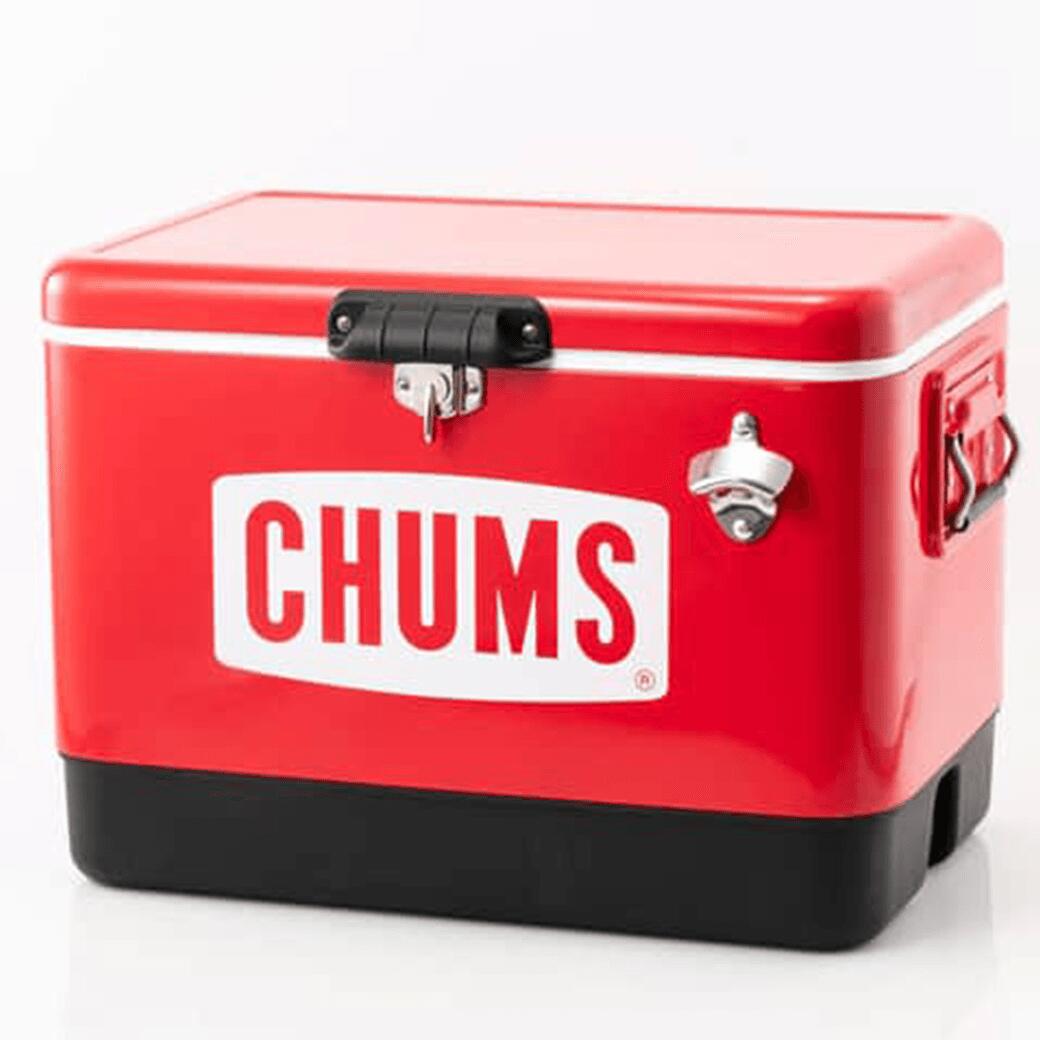 Chums チャムス チャムススチールクーラーボックス54l Chums Steel Cooler Box 54l キャンプ アウトドア Ch62 12 Salon Raquet De