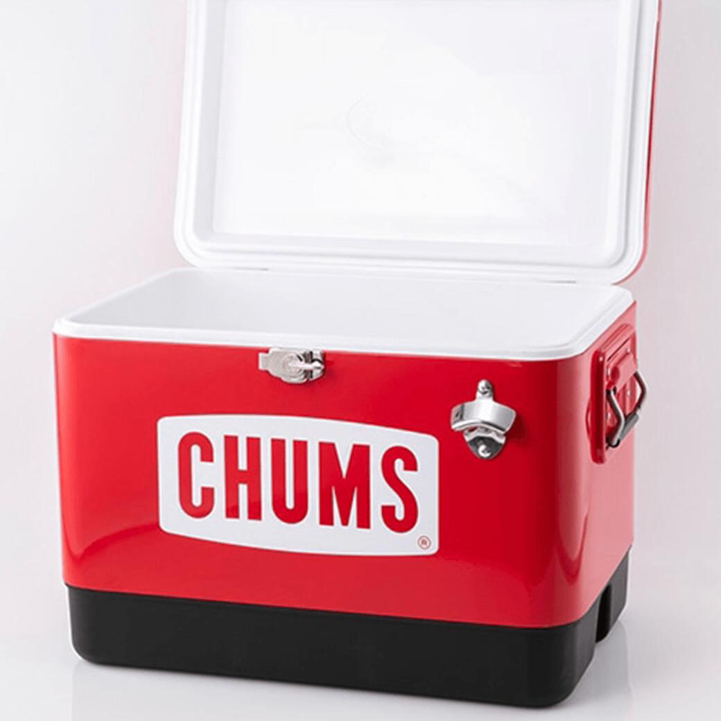 Chums チャムス チャムススチールクーラーボックス54l Chums Steel Cooler Box 54l キャンプ アウトドア Ch62 12 Salon Raquet De