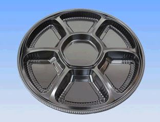 オードブル容器　φ480×50mm　本体+嵌合蓋　120個セット　KS-670+嵌合蓋　※沖縄・離島送料別途